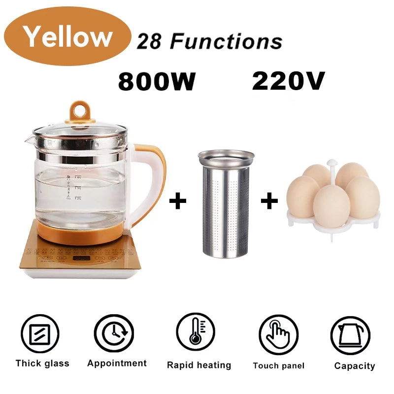 1.8L Health Pot Preserving Portable Multi Cooker Tea Dessert Cooker Electric Kettle Health Tea Pot