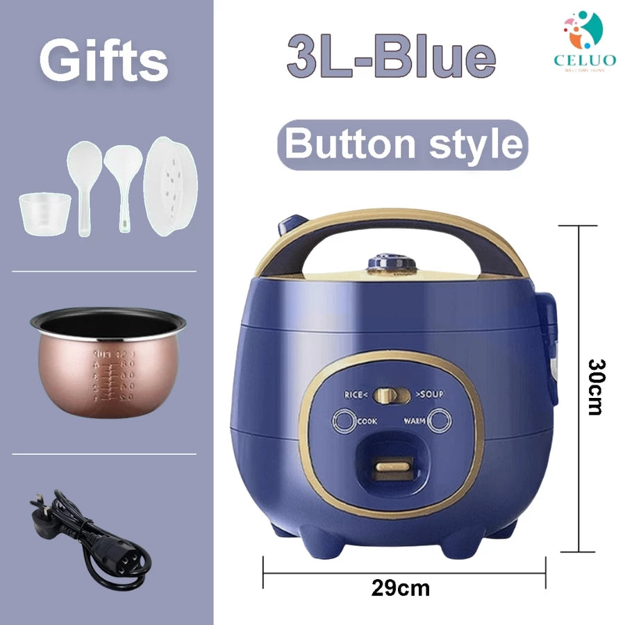 1.8L/3L Mulitfunctional Mini Rice Cooker Fast Rice Cooker electric caldronwith periuk Nasi