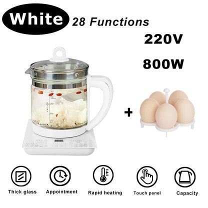 1.8L Health Pot Preserving Portable Multi Cooker Tea Dessert Cooker Electric Kettle Health Tea Pot