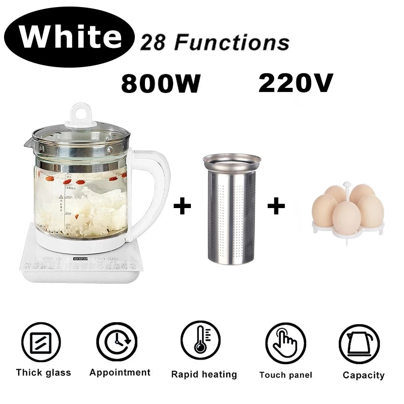 1.8L Health Pot Preserving Portable Multi Cooker Tea Dessert Cooker Electric Kettle Health Tea Pot