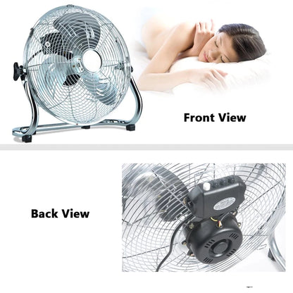 10-20" Electric Floor Fan Industrial Ground Fan Aluminum Blades Strong Wind Powerful Desk Fan 趴地扇 
