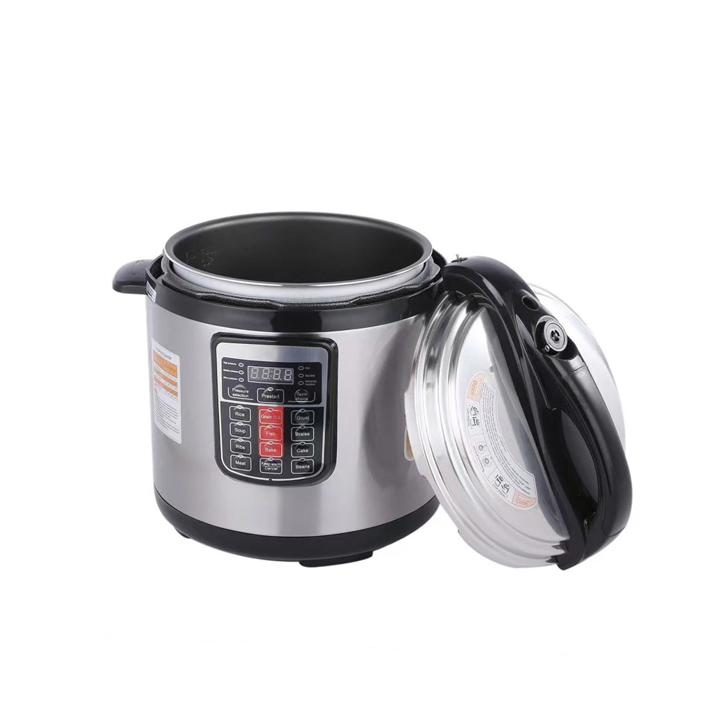 6L Electric Pressure Cooker Multi Cookware Intelligent Timing Reservation Large Capacity