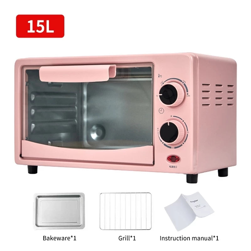 15/25/48L Electric Oven Convection Air Electric Oven Safe material, durable Roaster Toaster Ketuhar