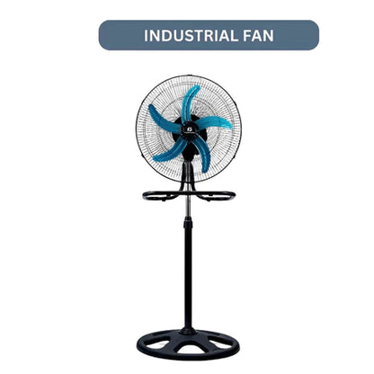 16" /18" Industrial Fan 3-in-1 Floor Stand Multipurpose Fan 5 Blades three speeds kipas