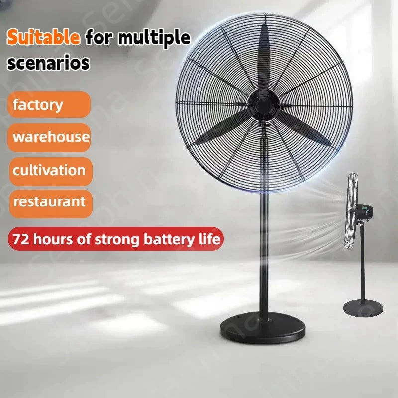 20"26"30"Standing Wall-mounted Industrial Fan Horn Three-speed Wind Supermarket Workshop High Power