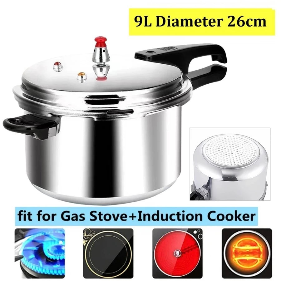 3-11L Pressure Cooker Aluminum Alloy Periuk rebus tulang Periuk rebus tulang Periuk Tekanan