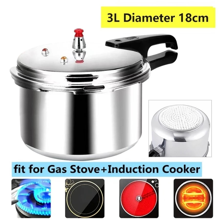 3-11L Pressure Cooker Aluminum Alloy Periuk rebus tulang Periuk rebus tulang Periuk Tekanan