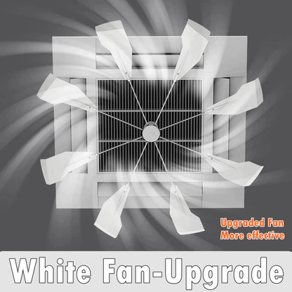 Anti-drop Aircond Guide Fan Cassette Aircon Central Fan 360° Aircond Wind Deflector Central Air Cond Guide Fan