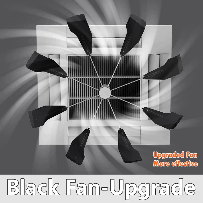 Anti-drop Aircond Guide Fan Cassette Aircon Central Fan 360° Aircond Wind Deflector Central Air Cond Guide Fan