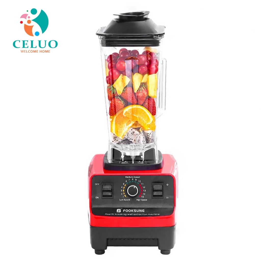 Blender Heavy Duty 2 in 1 Countertop Mixer with Jug Multifunctional Juicer Machine 榨汁机