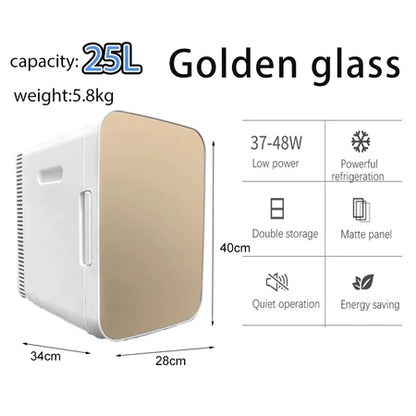 Car Refrigerator 8/16/25L Portable Fridge Cooler & Warmer Peti Ais Mini Peti Sejuk