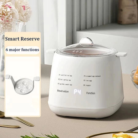 Egg Boiler 6 Functions Egg Cooker Boiling Machine Household Automatic Power off 蒸蛋器