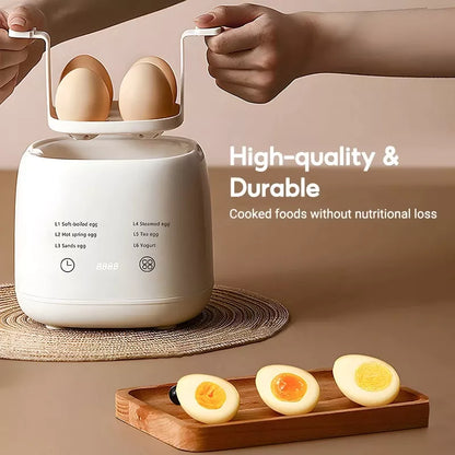 Egg Boiler 6 Functions Egg Cooker Boiling Machine Household Automatic Power off 蒸蛋器