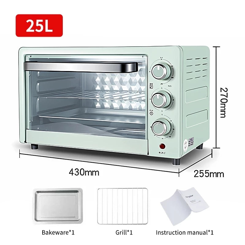 Electric Oven 15/25/48L Made of safe materials oven murah Roaster oven toaster mini oven 烤箱