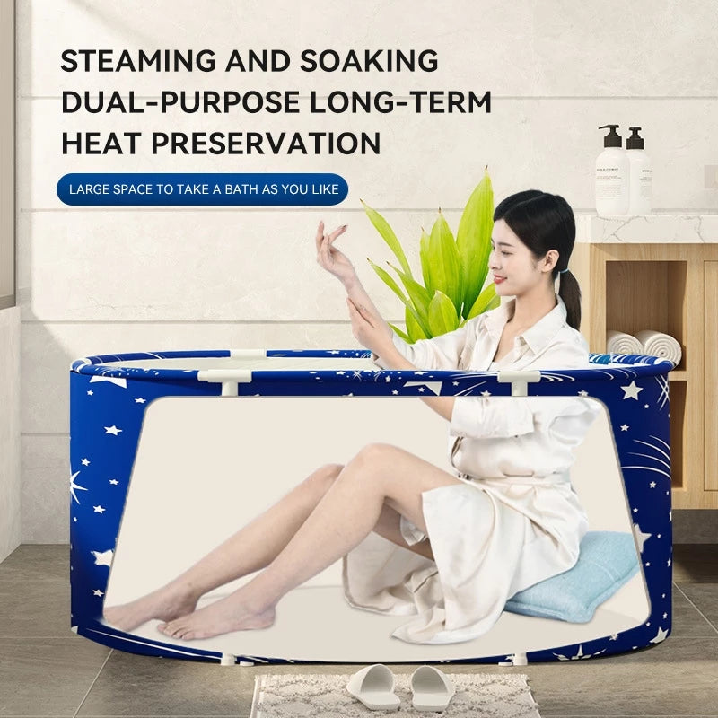FOOKSUNG Folding Bathtub Water Tub