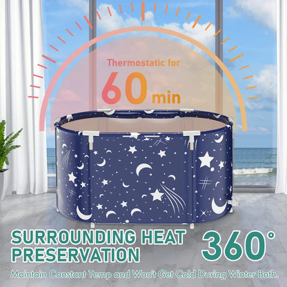 FOOKSUNG Folding Bathtub Water Tub