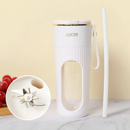 Fooksung Juice Cup Portable Multi-functional 350ML Wireless Electric Juicer Ice Crusher Typce-C Charging 榨汁杯 果汁杯
