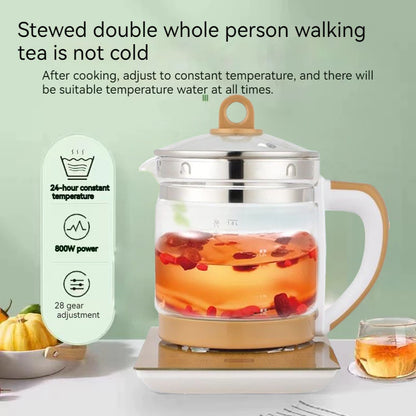 Malaysia 3 plug Multifunction health pot 1.8L Glass electric kettle kitchen cooker soup tea kettle