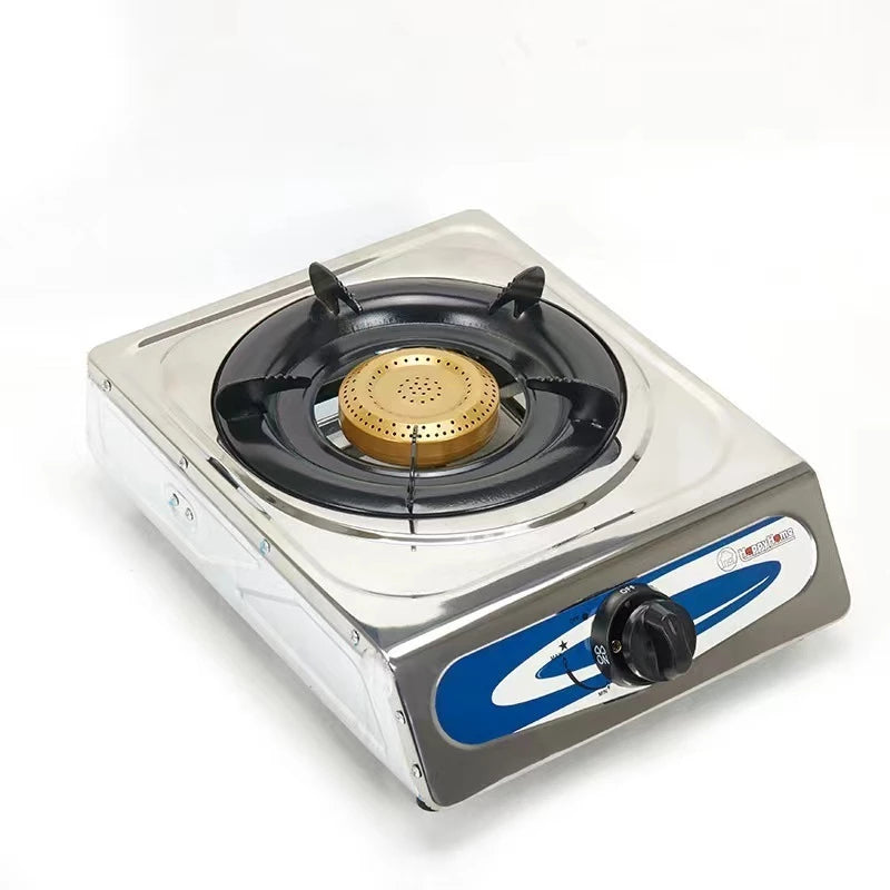 Double Gas Burner Stove Stainless steel Energy saving Glass Cooker Gas Stove Dapur Gas 燃气灶 煤气灶