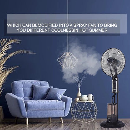 Spray Fan Air Conditioning Humidif Misting Fan Low Noise Humidification Industrial Stand Fan