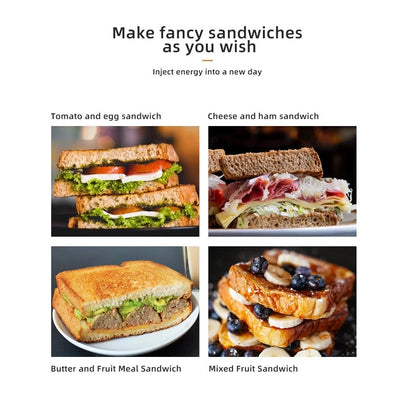 Toaster 750W 2 Slice Pop Up 7-Shades Bread Toaster breakfast machine Pembakar Roti 烤面包机