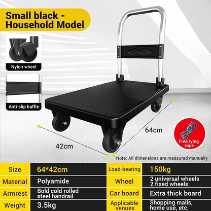 Trolley Heavy Duty Troli Barang Foldable 1000KG Hand Truck 手推車 拉貨 Troli Beroda